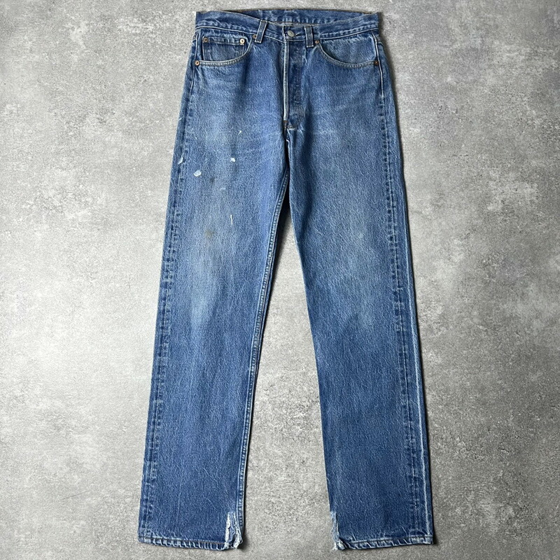 1990年製 LEVI'S 501-0666 ストライプジーンズ　W32 希少‼️ 1990年製 LEVI'S 501-0666 ストライプジーンズ W32 希少‼️