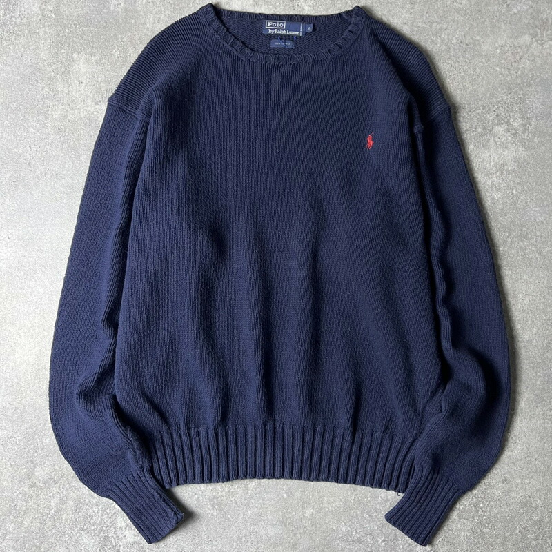 【激レア】vintage ラルフローレン ニット ポニーなし Lサイズ 楽天市場】90s POLO RALPH LAUREN コットン ケーブル ニット
