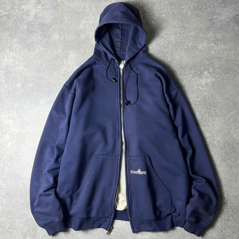 楽天市場】90s □ カーハート 裏サーマル フルジップ スウェット