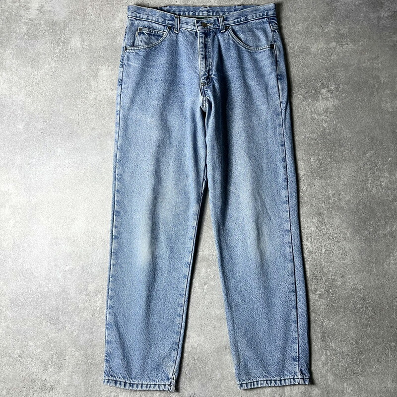 00s LLBean フランネル ライナー付き デニム パンツ 35 31 / 00年代 オールド LLビーン エルエルビーン ストレート 【中古】 古着 アメリカ古着 USED ユーズド 中古 VINTAGE US古着 アメカジ｜US古着 RUMRAGE 店