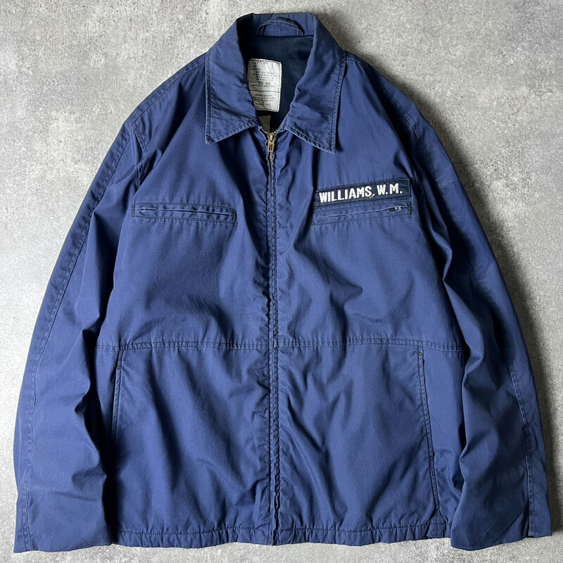 サブマリンジャケット / 80s 80年納品 U.S.NAVY 米軍実品 サブマリンジャケット ユーティリティー