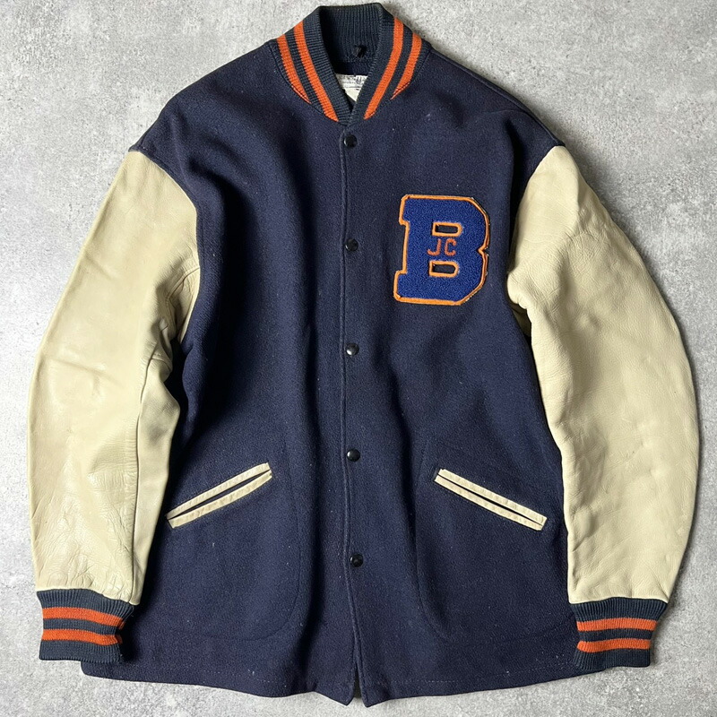 楽天市場】NEFF ネフ ウール レザー切替 スタジアムジャケット