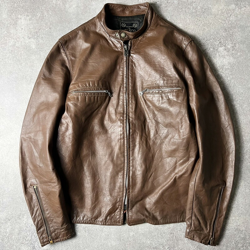 楽天市場】70s 80s USA製 Excelled ボア ライナー 本革 レザー G-1