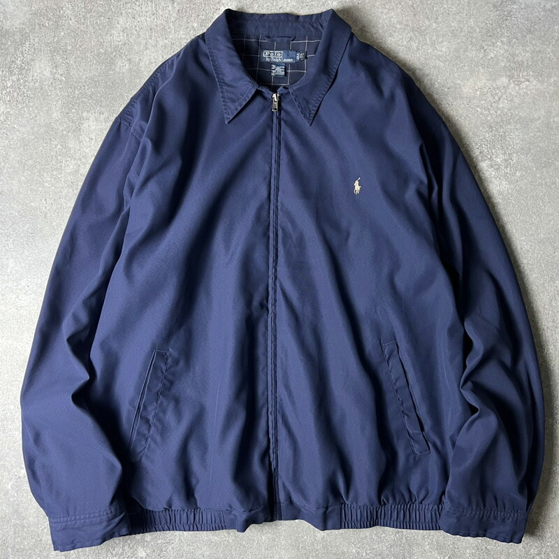 90s 美品 ポロラルフローレン　スイングトップ【L】ポリエステル　ポニーロゴ 90s 美品 ポロラルフローレン スイングトップ【L】ポリエステル