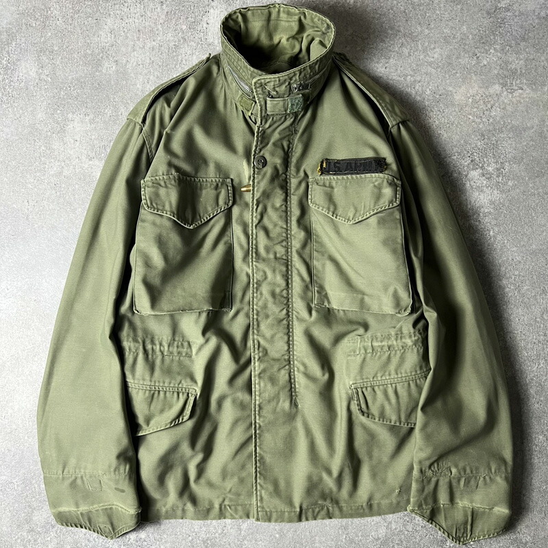 佇まい系 60s 70s US ARMY 米軍実物 M-65 活動の領域 上衣 2nd / 60年月日 70年月日 アルミジップ ビンテージ ミリタリー 正規陸軍 【中古】 古着 亜米利加古着 USED ユーズド 中古 VINTAGE US古着 アメカジ