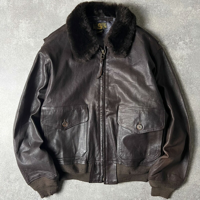 楽天市場】80s USA製 シアーズ G-1 タイプ 本革 レザー フライト