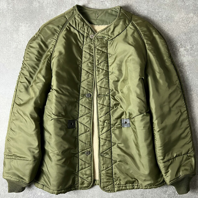 楽天市場】50s 黒タグ 実物 米軍 USAF ウール パイル ライナー