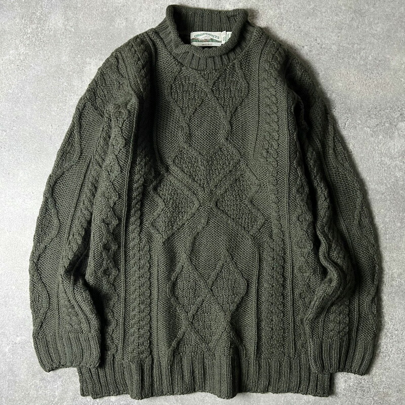 楽天市場】アイルランド製 aran crafts ウール フィッシャーマン