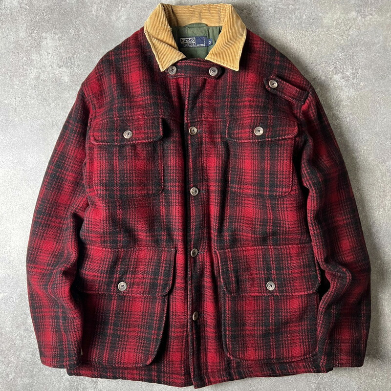 楽天市場】90's USA製 □ POLO ポロ ラルフローレン 襟コーデュロイ