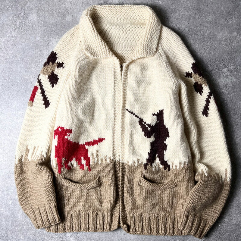 楽天市場】【中古】☆ヴィンテージ 60'S カウチンジャケット FLASH