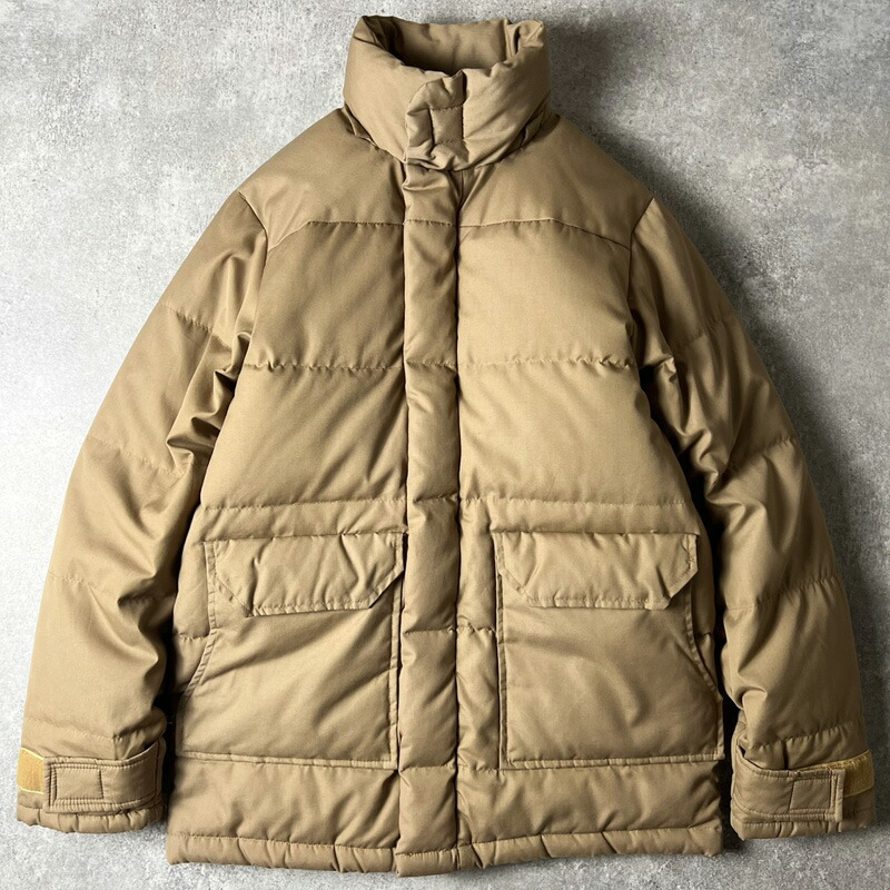 80s Cabela\u0027s フルジップ グース 落ちこむ 上衣 S / 80年月日 ビンテージ カベラス 前掛け 落ちこむ上衣 カーキ 【中古】 古着 亜米利加古着 USED ユーズド 中古 VINTAGE US古着 アメカジ
