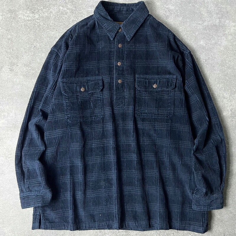 楽天市場】90s ST JOHN'S BAY フルジップ 太畝 コーデュロイ シャツ