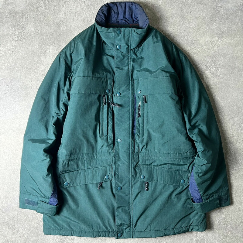 90s LLBean NORTH COL 中綿 ナイロン お山 上衣 L / 90年月日 年寄りの マンパ LL食用豆 照合のしるし 羊毛 ラインドライブ 【中古】 古着 亜米利加古着 USED ユーズド 中古 VINTAGE US古着 アメカジ
