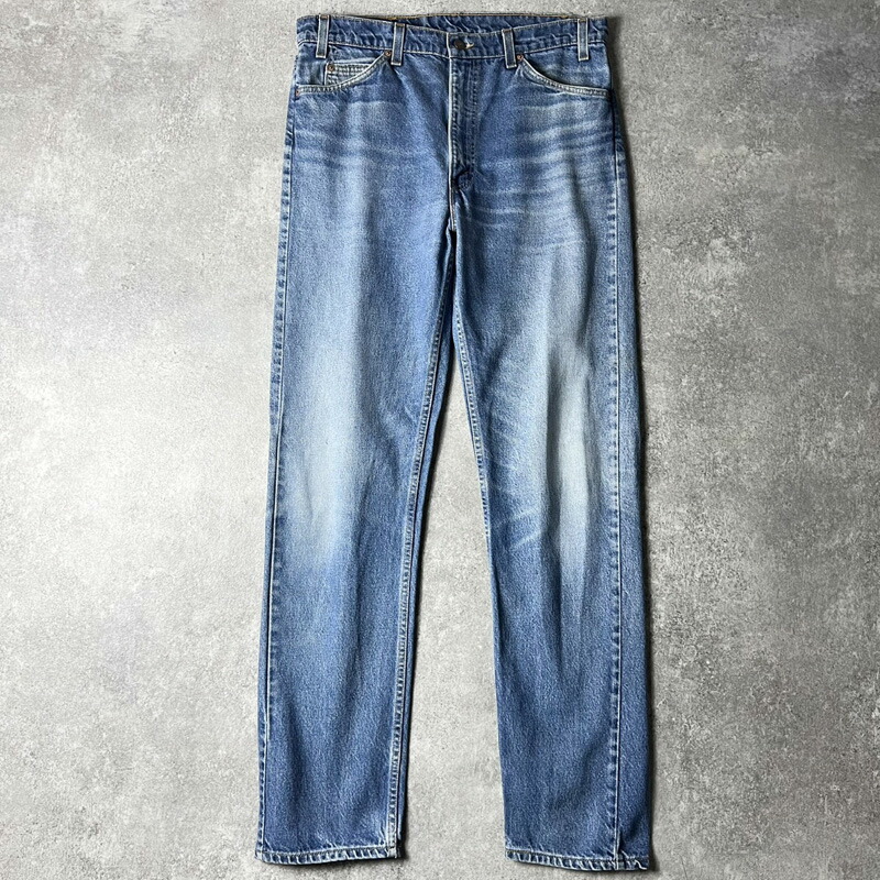ヒゲ 90s Levis 505 ジーンズ ズボン下 36 34 / 90年月日 リーヴァイズジーンズ 年寄りの デニム ジーパン テーパード 引っ切り無い