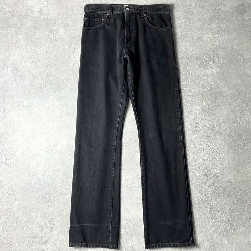 90s Levis 505 先染め ブラック デニム パンツ ⁄ 90年代