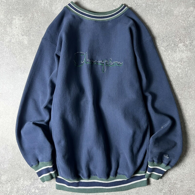 楽天市場】80s USA製 Champion 3段 カレッジ プリント リバース