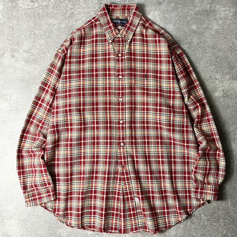 楽天市場】80s 90s RALPH LAUREN COUNTRY チェック 長袖 レーヨン