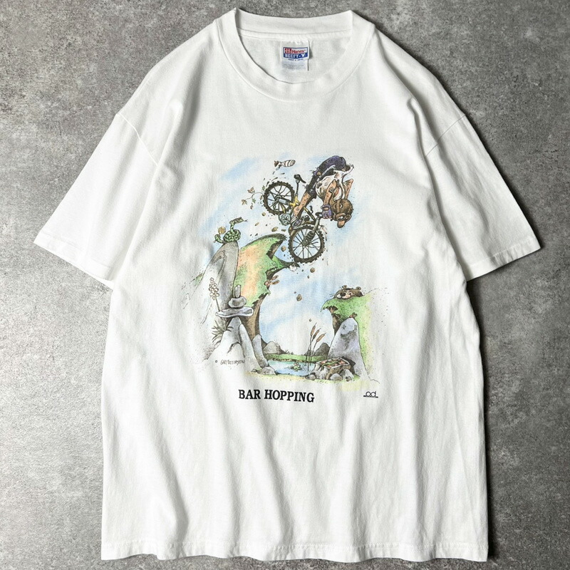 楽天市場】Deadstock USA製 90s THE FAR SIDE Print S/S Tee 白 L ザ
