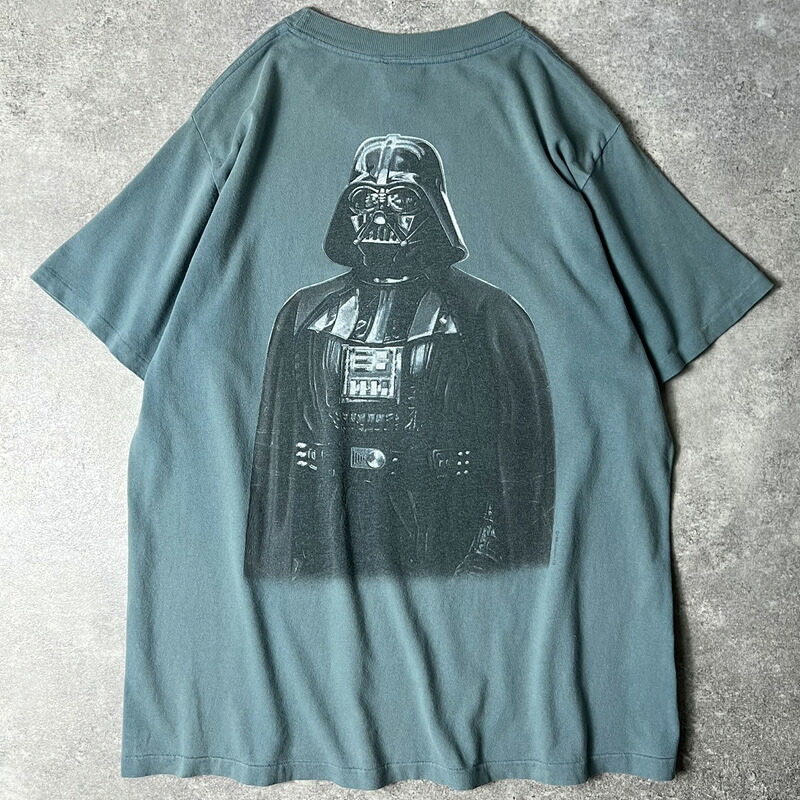 90s USA製 スターウォーズ オフィシャル ダースベイダー パロディ 両面 プリント 半袖 Tシャツ L / 90年代 アメリカ製 ムービー シングル ステッチ 【中古】 古着 アメリカ古着 USED ユーズド 中古 VINTAGE US古着 アメカジ｜US古着 RUMRAGE 店 28,354円
