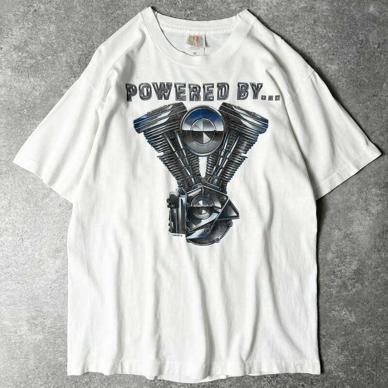 佇まい系 90s 1997 デイトナ 自動二輪車 週間 HARLEY DAVIDSON Vツイン 発動機 両面 刷り上げる 半袖 ティーシャツ L / 90年月日 ハーレー ダビッドソン 芥もくた ボロ 【中古】 古着 亜米利加古着 USED ユーズド 中古 VINTAGE US古着 アメカジ