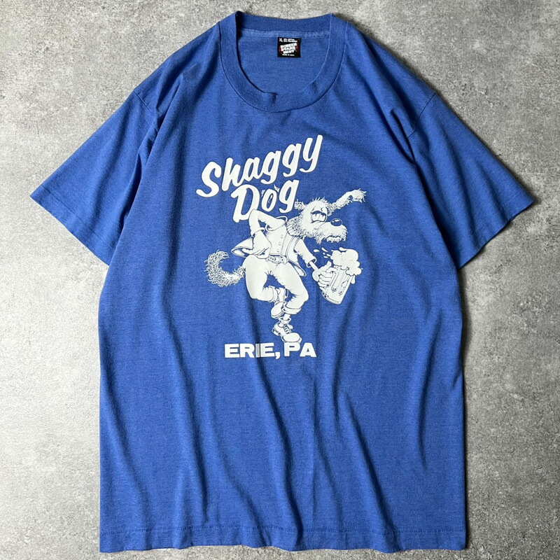 80s 90s USA製 Shaggy Dog キャラクター プリント 半袖 Tシャツ XL / 80年代 90年代 アメリカ製 ビンテージ 犬 ドッグ シングル 【中古】 古着 アメリカ古着 USED ユーズド 中古 VINTAGE US古着 アメカジ
