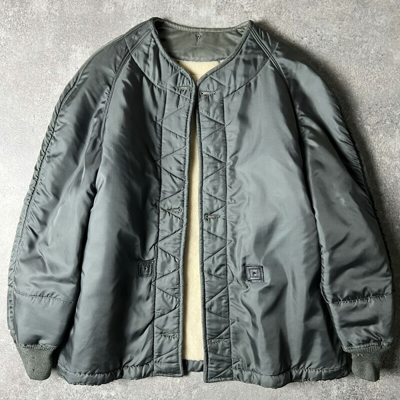 楽天市場】50s 黒タグ 実物 米軍 USAF ウール パイル ライナー