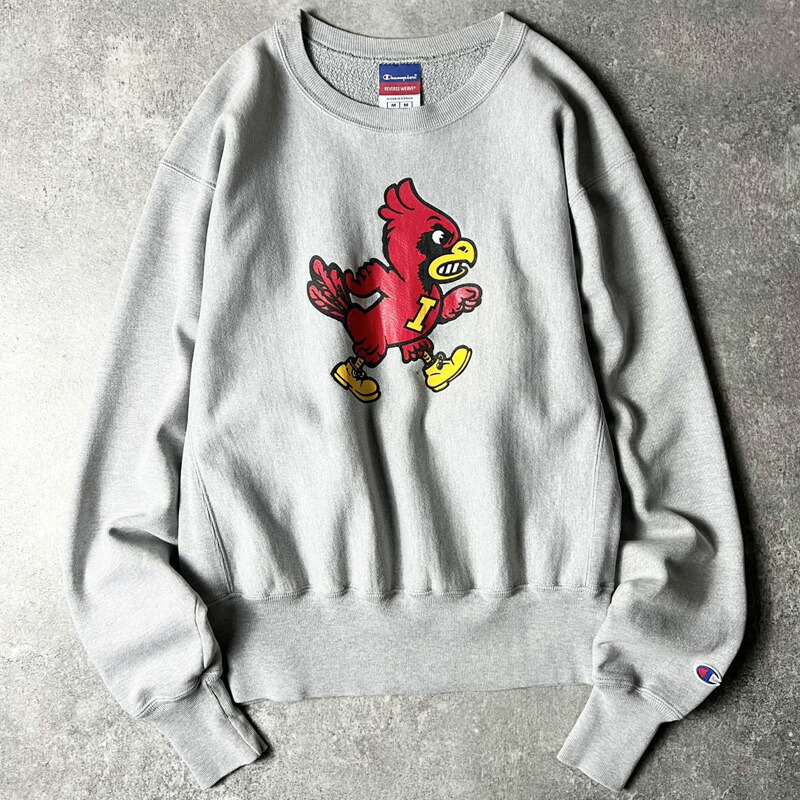 00s Champion カレッジ キャラクター プリント リバースウィーブ スウェット トレーナー M / 00年代 メキシコ製 オールド チャンピオン