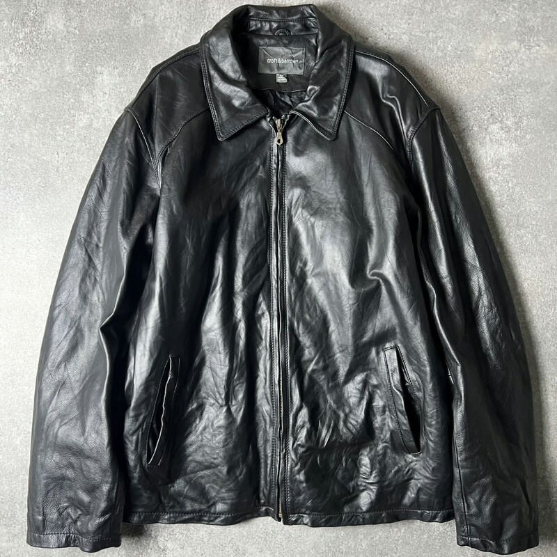 楽天市場】90s Croft&Barrow 中綿 ライナー付き 本革 スエード レザー