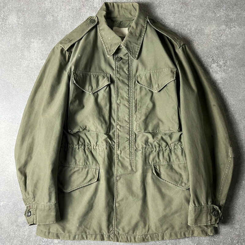 佇まい系 50s US ARMY 米軍実物 M-51 活動の領域 上衣 S-R / 50年月日 ビンテージ ミリタリー 正規陸軍 オリーブ 緑であること