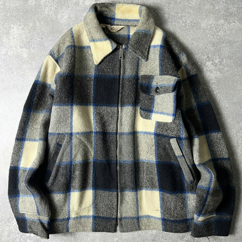 楽天市場】60s USA製 ウールリッチ フルジップ スポーツ ジャケット