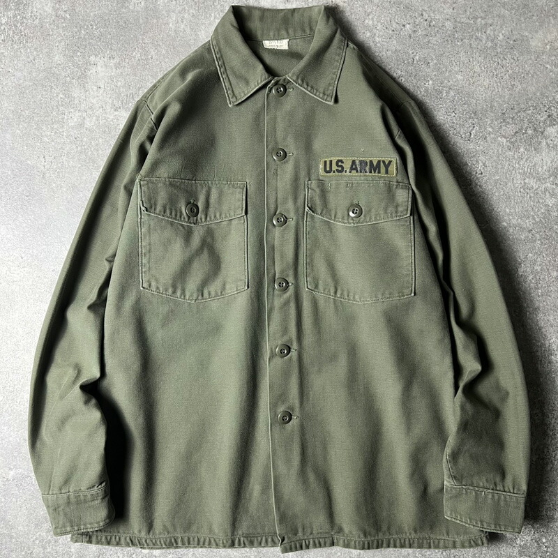 楽天市場】50s US ARMY 米軍実物 OG-107 コットン サテン