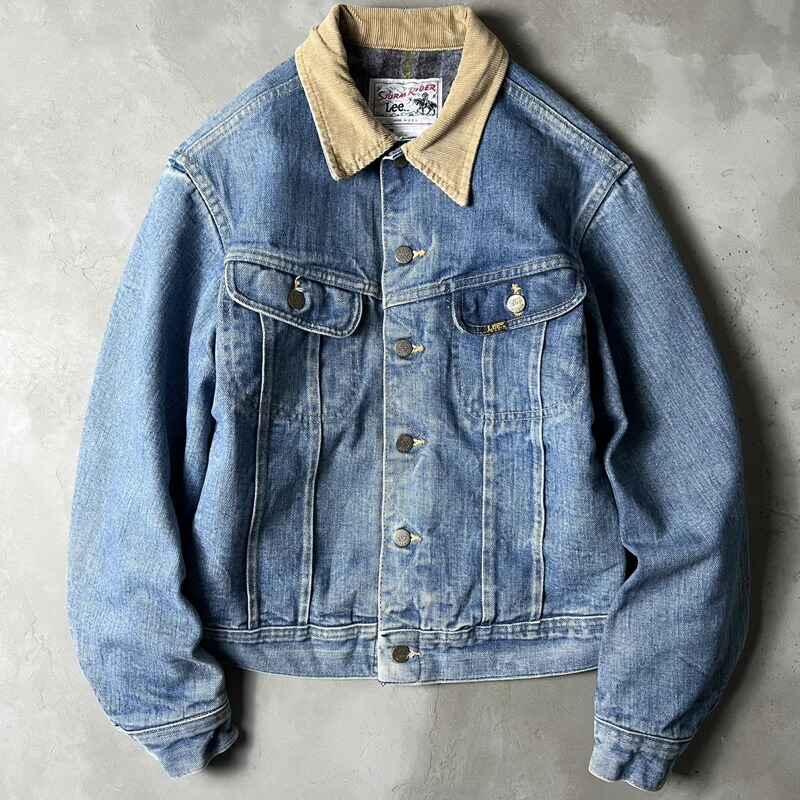 70s 80s USA製 Lee STORM RIDER 220-0141 ジーンズ 上衣 L / 70年月日 80年月日 亜米利加製 ビンテージ 狂飆乗馬者 毛布 ラインドライブ 【中古】 古着 亜米利加古着 USED ユーズド 中古 VINTAGE US古着 アメカジ