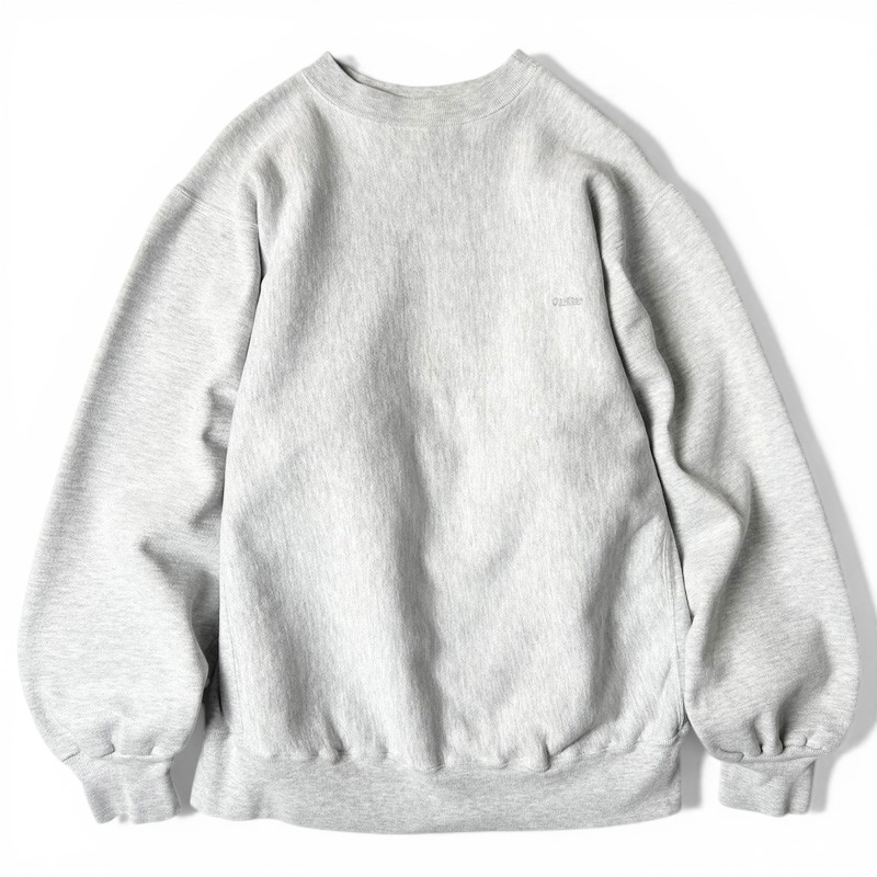 90s OSH KOSH ワンポイント ロゴタイプ 刺しゅう RW印字機 汗水 調教師 / 90年月日 年寄りの 逆さま オシュコシュ 霜降り 薄墨色 【中古】 古着 亜米利加古着 USED ユーズド 中古 VINTAGE US古着 アメカジ