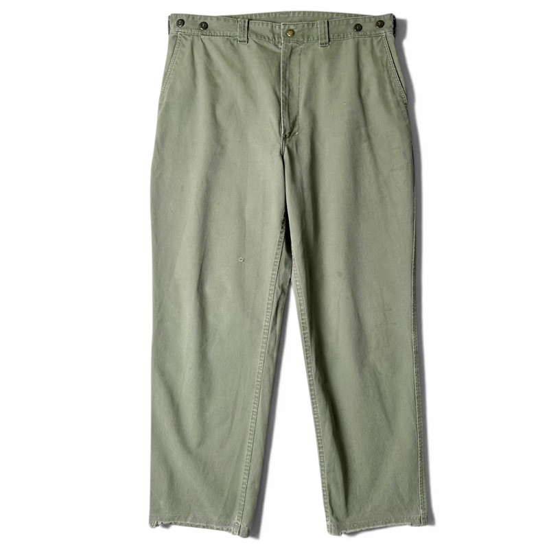 雰囲気系 90s USA製 FILSON コットン シェルタークロス パンツ 37 31 / 90年代 アメリカ製 フィルソン チノパン ワーク オリーブ 579 オールド 【中古】 古着 アメリカ古着 USED ユーズド 中古 VINTAGE US古着 アメカジ｜US古着 RUMRAGE 店