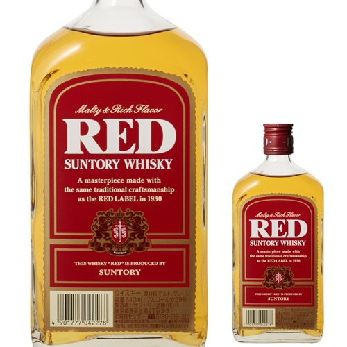 楽天市場】サントリー レッド 39度 640mlジャパニーズ ウイスキー