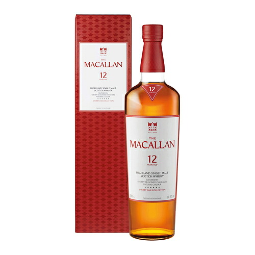 【全品P3倍 7/20限定】 ザ・マッカラン 12年 [正規]700ml 40度シェリーオークスコッチ ウイスキー macallan scotch whisky [虎S]｜ラム専門店 RUM-BAR
