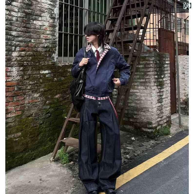 流行り物 春夏 秋冬 かっこいい オシャレ モテ 成人男性用 成人男性服  服 韓国 分かりやすい 成年者 ネイビーブルー 如何様物 ツ