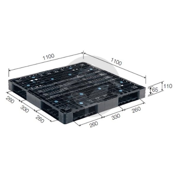 サンコー 三甲 バレット1100&times;1100サイズ(画面使用型) ブラック R4-1111-5 812140｜資材・印刷のルネ 店