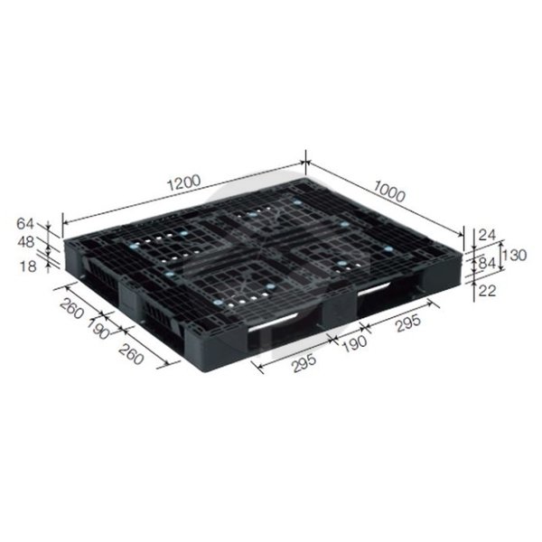 楽天市場】サンコー｜＜2枚セット品＞パレット D4-1111-8 ライト