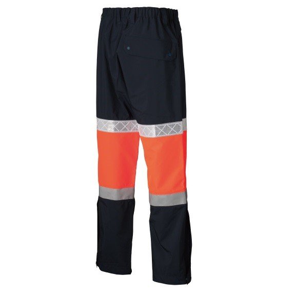 高視認性防護服 蛍光オレンジ パンツ LL レインウェア　TY-72JLLl｜資材・印刷のルネ 店