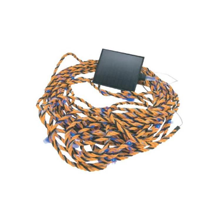 とらSUN(ソーラー式LED目じるし虎索条)20m アスコ AGS-SHTS-20