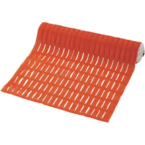 バリアフェンス オレンジ 1000mm幅×50m 重量5kg HDPE 355022　日本緑十字