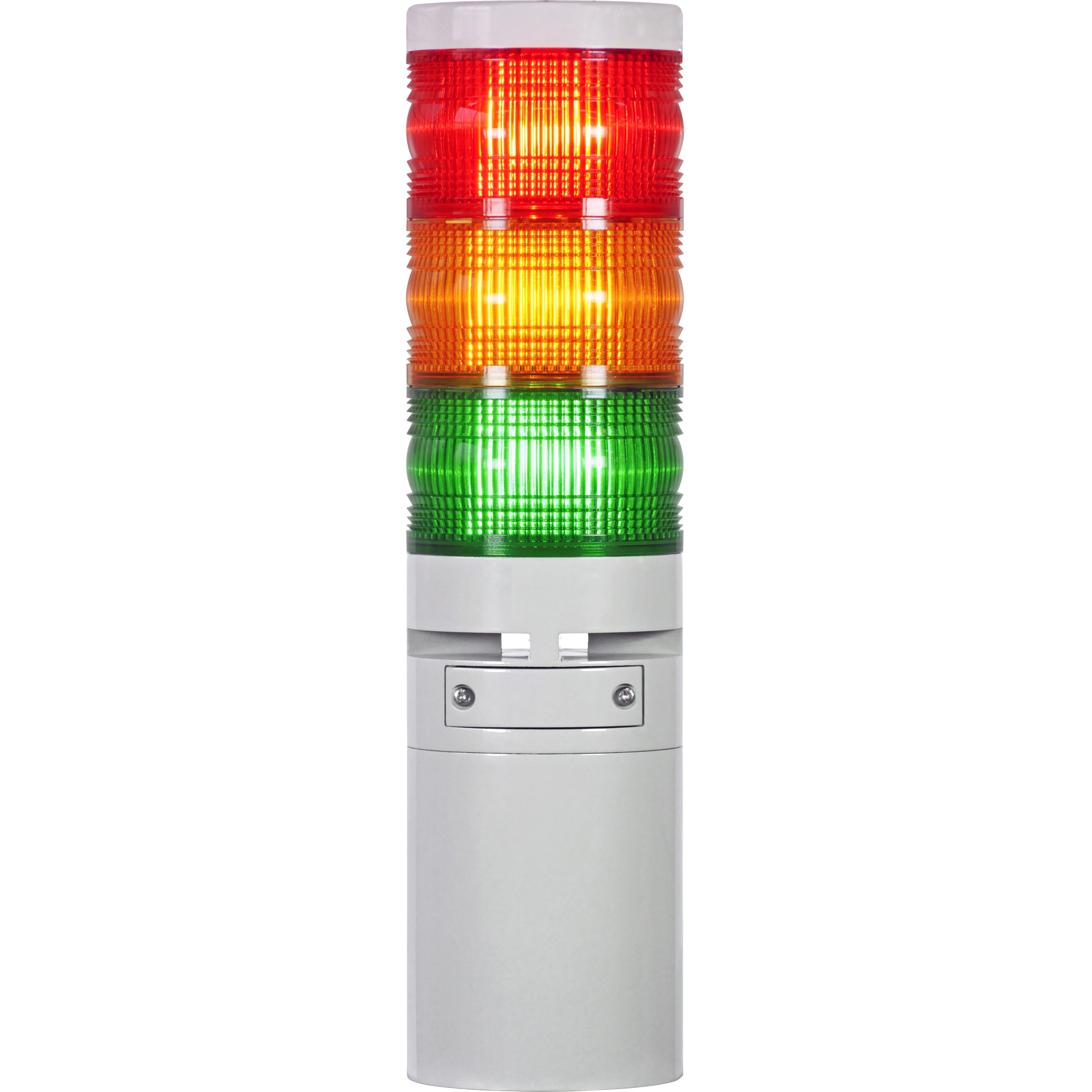 LED積層灯 屋内用 3段 赤黄緑青 DC24V 5.4W VT10K-D24E3 日恵製作所|資材・印刷のルネ 店