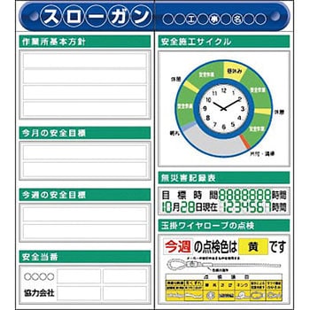 つくし工房 スチール製フラット掲示板2点タイプセット 大タイトルFタイプ KG-612AF｜資材・印刷のルネ 店