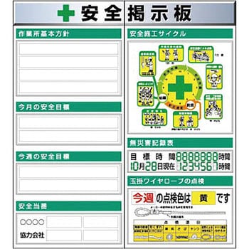 つくし工房 スチール製フラット掲示板2点タイプセット 大タイトルAタイプ KG-612BA｜資材・印刷のルネ 店