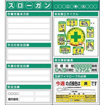 つくし工房 スチール製フラット掲示板2点タイプセット 大タイトルDタイプ KG-612BD｜資材・印刷のルネ 店