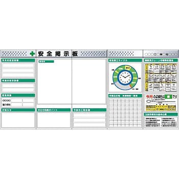 つくし工房 スチール製フラット掲示板5点タイプセット 大タイトルCタイプ KG-633AC