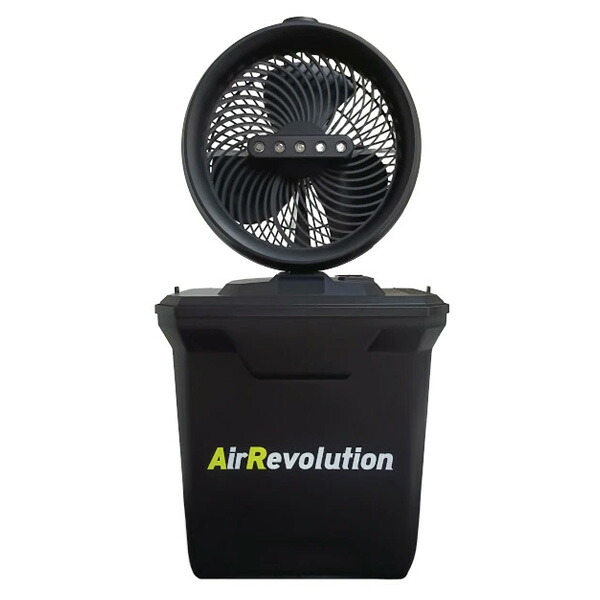 2025年モデル AirRevolution MIST FAN KMネクスト ミストファン エアレボリューション 軽量 コンパクト ポータブル扇風機｜資材・印刷のルネ 店