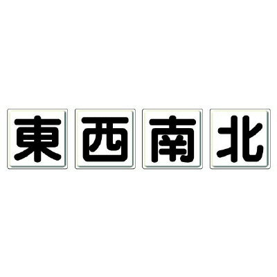 ユニット UNIT クレーン標識 東西南北4枚1組 804-89｜資材・印刷のルネ 店