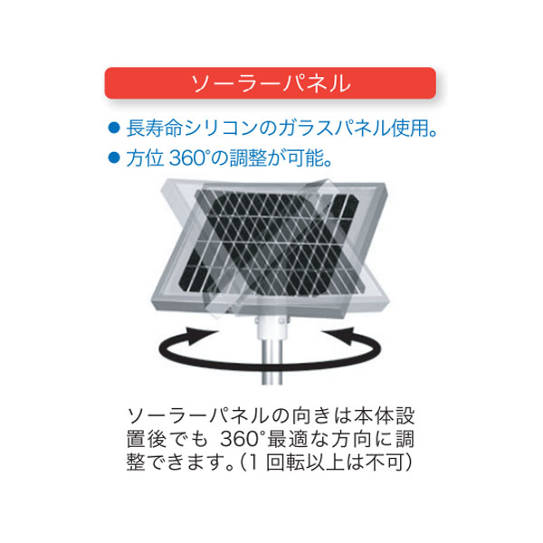 雑誌で紹介された 日惠製作所 ソーラー式回転灯 赤 VM10S-BR jobs